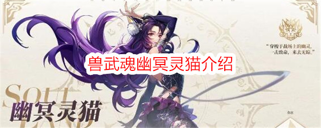 斗罗大陆：史莱克学院兽武魂幽冥灵猫特点介绍