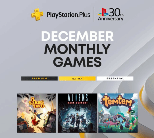 PS+ 12月会免游戏阵容揭晓