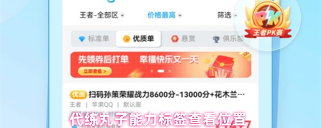 《代练丸子》代练丸子能力标签获取指南