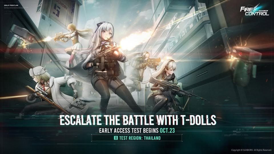《少女前线:火力控制》少前新作在泰国进行首测，玩家反馈如何？