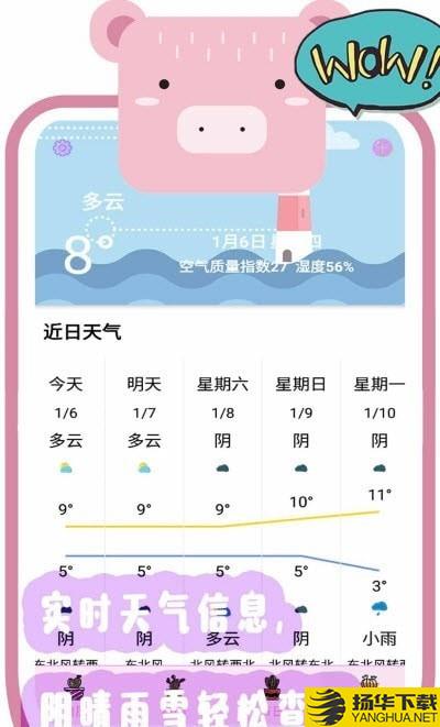 簡單天氣日曆