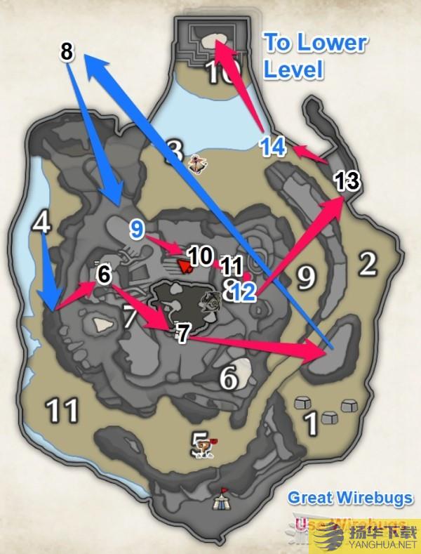 《怪物猎人崛起》曙光DLC矿石采集路线曙光矿脉地图一览_密林
