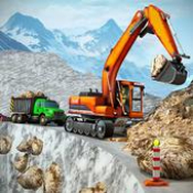 雪地越野建设挖掘机SnowOffroadConstructionExcavator